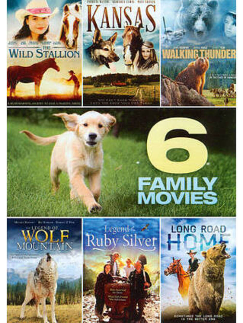 6-Movie Family Pack, Vol. 3 (DVD, 2013, 2-Disc Set)